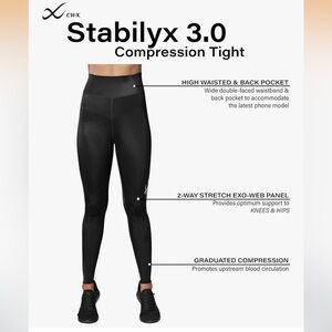 CW-X Women's Standard Stabilyx 3.0 Joint Support Compression Tight XL